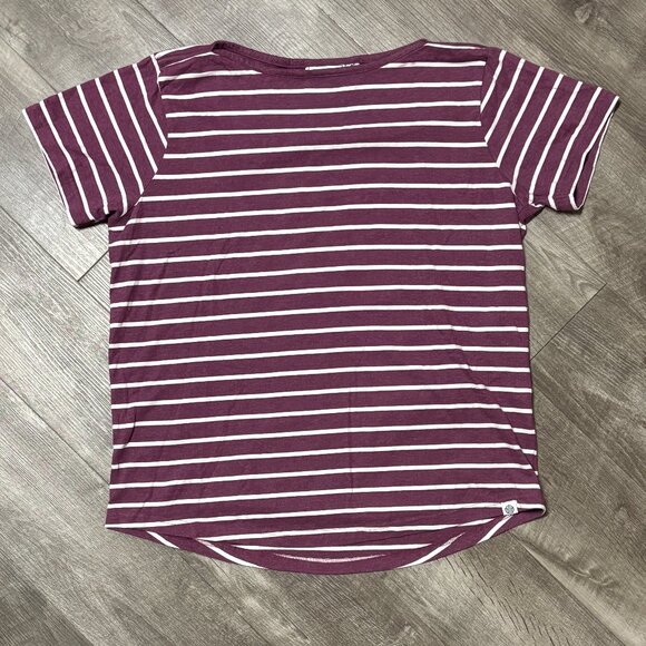TOG24 Tops - Purple and White Striped Tee | TOG24